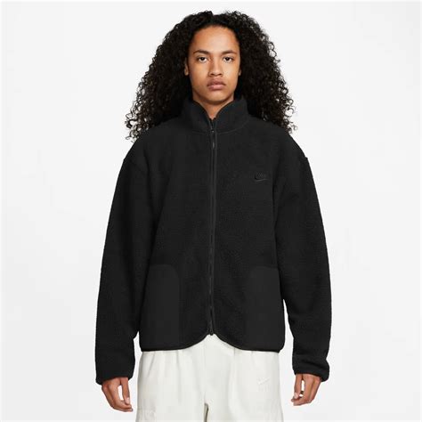 nike sherpa jacke in schwarz|club plus sherpa winter jacket.